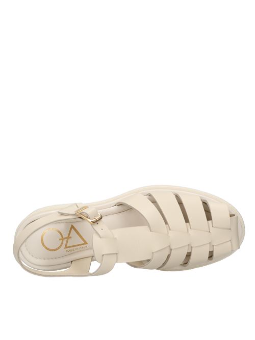 Leather sandals OA NON-FASHION | A91 CALFBIANCO